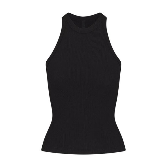 SKIMS Tops - SKIMS Women's Soft Lounge High Neck Tank Size XS In Onyx